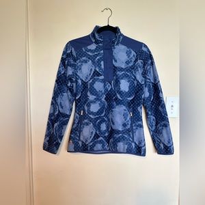 Adidas Climawarm Floral 1/2 zip Shag Fleece